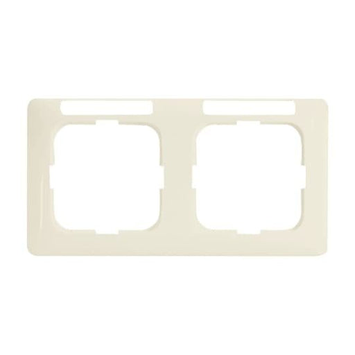 Busch-Jaeger - Abdeckrahmen Rahmen 2-fach 1732 NSKA-212 weiß, waagerecht − 1 Stück by Busch-Jaeger
