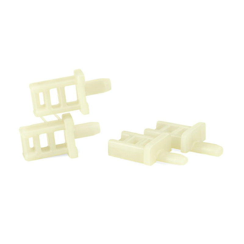 HellermannTyton - Befestigungssockel und -element für Kabelbinder Keilsockel TY5K1 PA66HS NA 100 15x14,8mm − 100 Stück