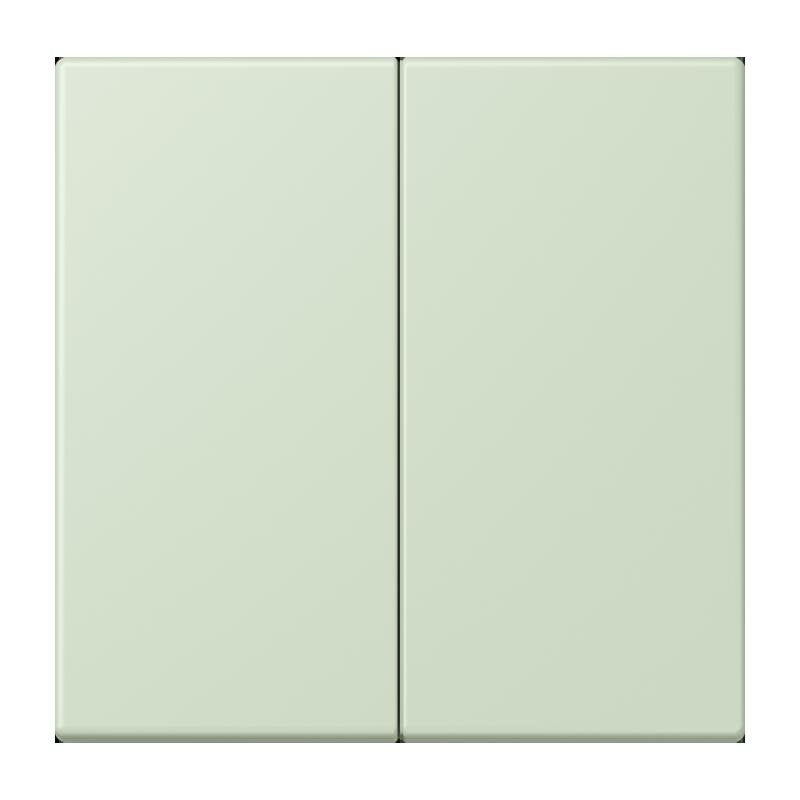 Jung - Abdeckung/Bedienelement für Installationsschalterprogramme Wippe für Taster 2fach LC 102 218 vert anglais pale