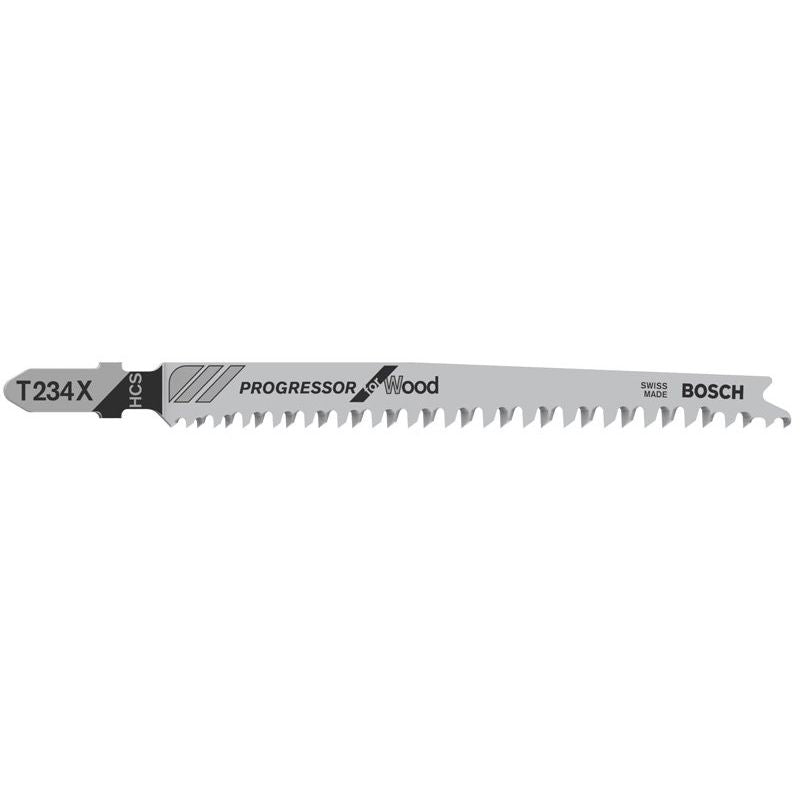 Bosch - Stichsägeblatt T 234 X 2608633523 Progressor for Wood − 10 Packung