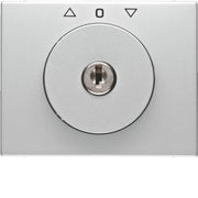 Berker - Abdeckung/Bedienelement für Installationsschalterprogramme Zentralstück m Schloss 1079730300 für Jal. K.5 Alu