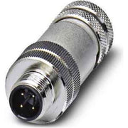 Phoenix Contact - Rundsteckverbinder, feldkonfektionierbar (Industriesteckverbinder) Sensor-Aktor-Stecker SACC-M12MS4CON-PG9SH 4p.,M12-Stecker,ger