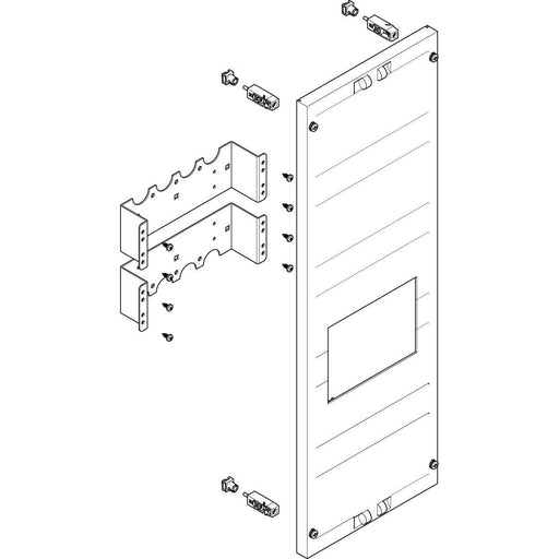 ABN - Verteilerfeld für Installationsverteiler ESPRO-Modul MF15951 flach BxH:250x750mm