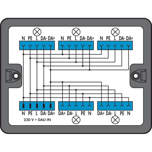 WAGO - Kompaktverteiler für steckbare Gebäudeinstallation Verteilerbox 899-631/313-000