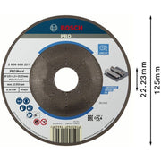 Bosch - Trenn-/Schleifscheibe PRO Metal Trennscheibe, 2608600221 125 x 2.5 x 22.23 mm