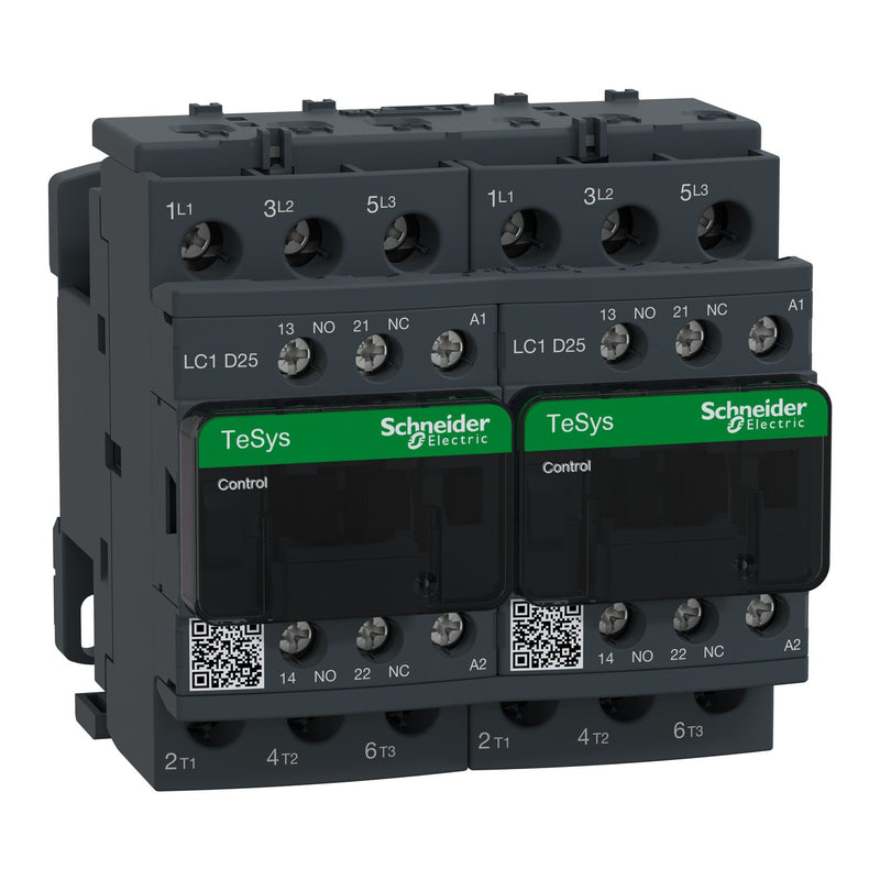 Schneider Electric - Schützkombination Wendeschütz LC2D25P7 25A 230V 50/60HZ
