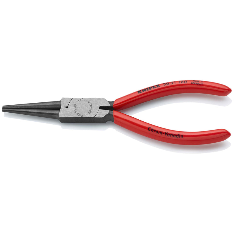Knipex - Rundzange Langbeckzange 30 31 160 schwarz, 160mm