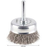Bosch - Rotierende Drahtbürste PRO Stainless Steel clean 2608622117 Topfbürste gerader