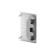 OBO Bettermann - Endstück für Geräteeinbaukanal Endstück GK-E70110WA 70x110mm, PC/ABS