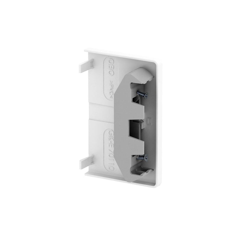 OBO Bettermann - Endstück für Geräteeinbaukanal Endstück GK-E70110WA 70x110mm, PC/ABS