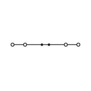 WAGO - Durchgangs-Reihenklemme Durchgangsklemme 2004-1404 4-Leiter, TS 35 − 50 Stück
