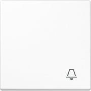Jung - Abdeckung/Bedienelement für Installationsschalterprogramme Wippe Symbol KLINGEL aws LS 990 K WW für Taster