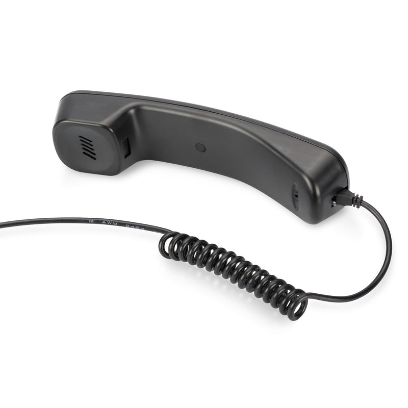 DIGITUS - Zubehör/Ersatzteile für schnurgebundenes Telefon Skype USB Telefonhörer DA-70772 USB A-RJ10 Stecker