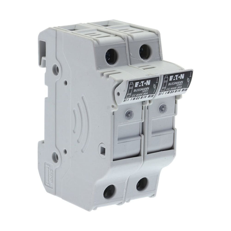 Eaton - Halter für zylindrische Sicherung Sicherungshalter Niedersp. 2P 10X38MF#CHCC2DIU 30A AC 600V 2polig − 6 Stück