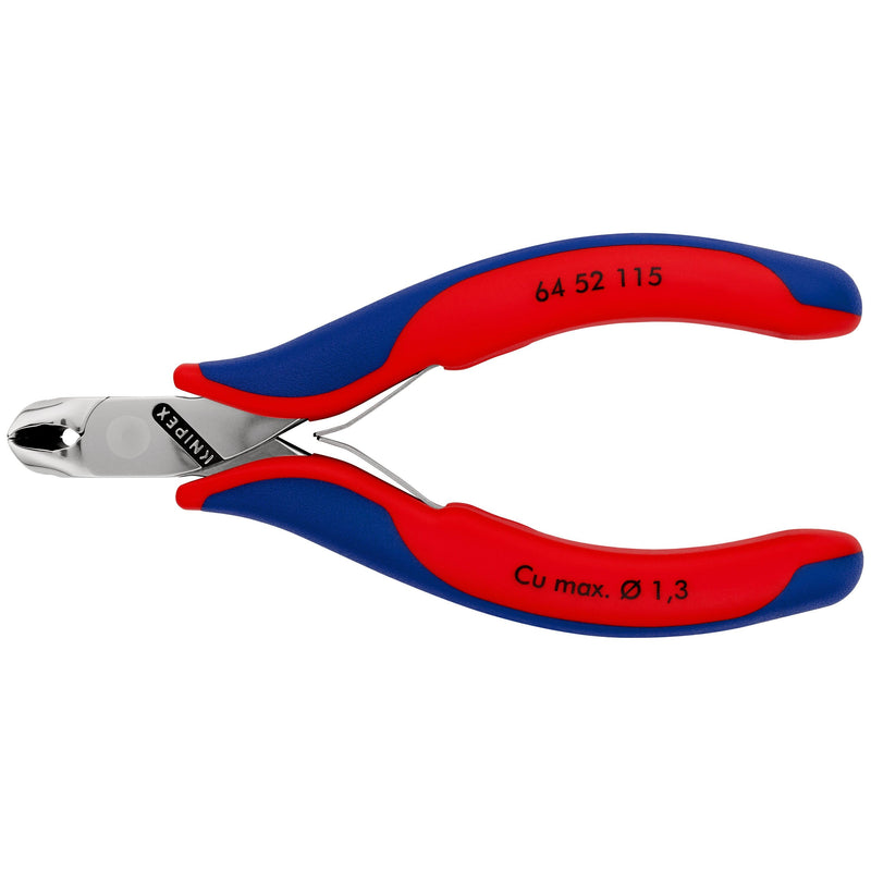 Knipex - Vornschneider Elektronik-Vornschneider 64 52 115 spiegelpoliert,115mm