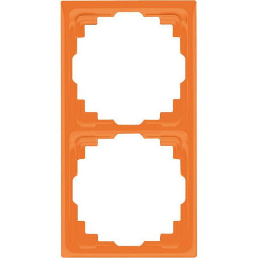 Jung - Abdeckrahmen Rahmen 2-fach orange CD 582 K O waage/senkrecht