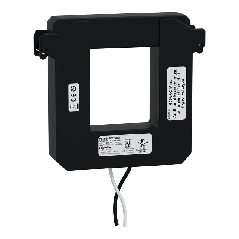 Schneider Electric - Stromwandler Klappwandler LVCT METSECTLV3080U 800A x 333mV Mid