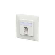 Metz Connect - Kommunikationsanschlussdose Kupfer RJ45 Anschlussdose IDC 130D371027-I verkehrsweiß − 10 Stück