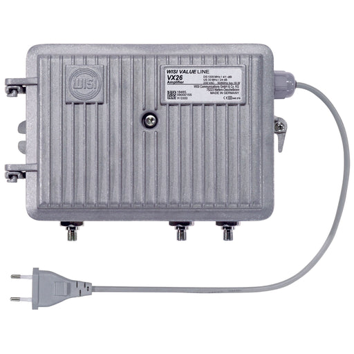 Wisi - BK-Verstärker Hausanschlussverstärker VX 26 H 0650 41 dB, ortsgespeist − 1 Stück by Wisi
