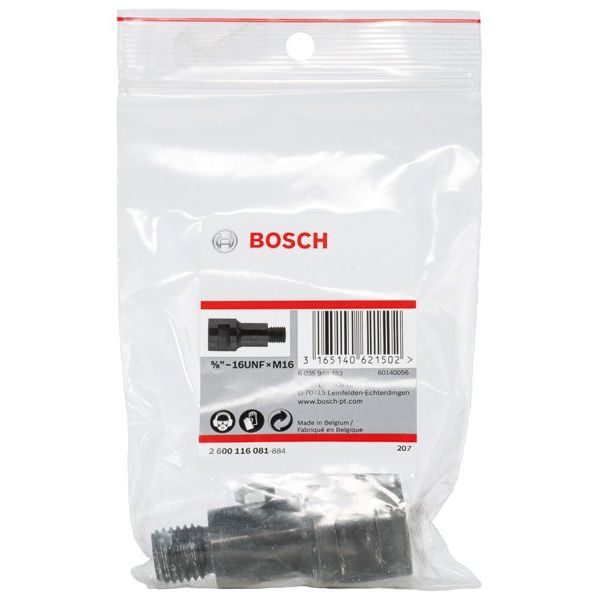 Bosch - Aufnahmeschaft für Bohrkronen Adapter 5/8-Zoll 2600116081 16UNF, M 16