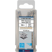 Bosch - Bohrer PRO Stainless Steel HSS-Co 2608585886 Spiralbohrer 5,1 x