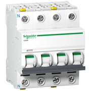 Schneider Electric - Leitungsschutzschalter LS-Schalter A9F04704 3P+N 4A C IC60N − 3 Stück