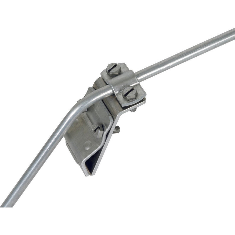 DEHN - Anschlussklemme für Blitzschutz Dachrinnenklemme DRKZS7.10W13.25AL Al f.Wulst 13-25mm
