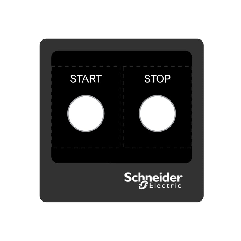 Schneider Electric - Tastenplatte für Befehls- und Meldegeräte Beschriftungsfeld ZBYLEG101001 100x100mm