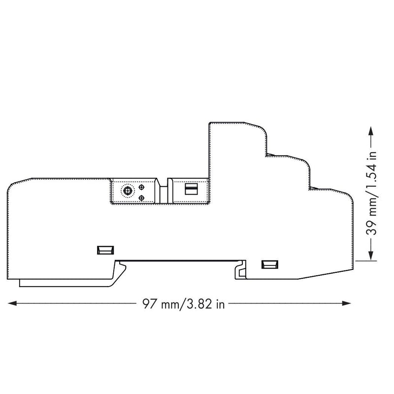 WAGO - Relaissockel 858-100 für 2 und 4 Wechsler