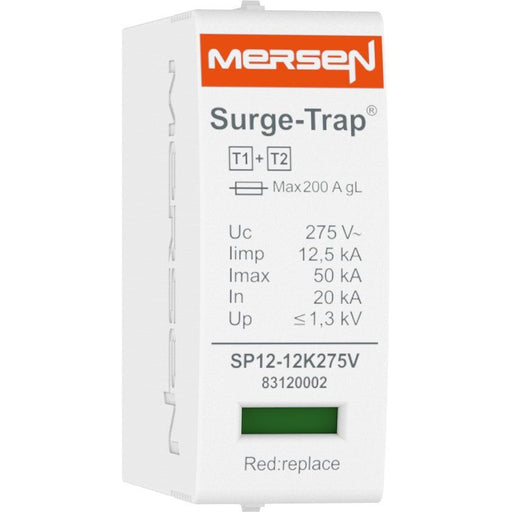 Mersen - Kombi-Ableiter für Energietechnik Überspg.-Ableiter Typ 1+2 SP12-12K275V 12,5kA Uc275V Ersatz