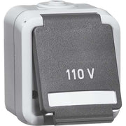 Peha - Schalter-/Steckdosenkombination US NEMA-Steckdose D 6670/15 US WAB NA 1fach,15A 125V, grau