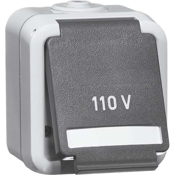Peha - Schalter-/Steckdosenkombination US NEMA-Steckdose D 6670/15 US WAB NA 1fach,15A 125V, grau