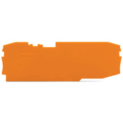 WAGO - Abschluss- und Zwischenplatte für Reihenklemme Abschluß/Zwischenplatte 2006-1692 orange − 25 Stück