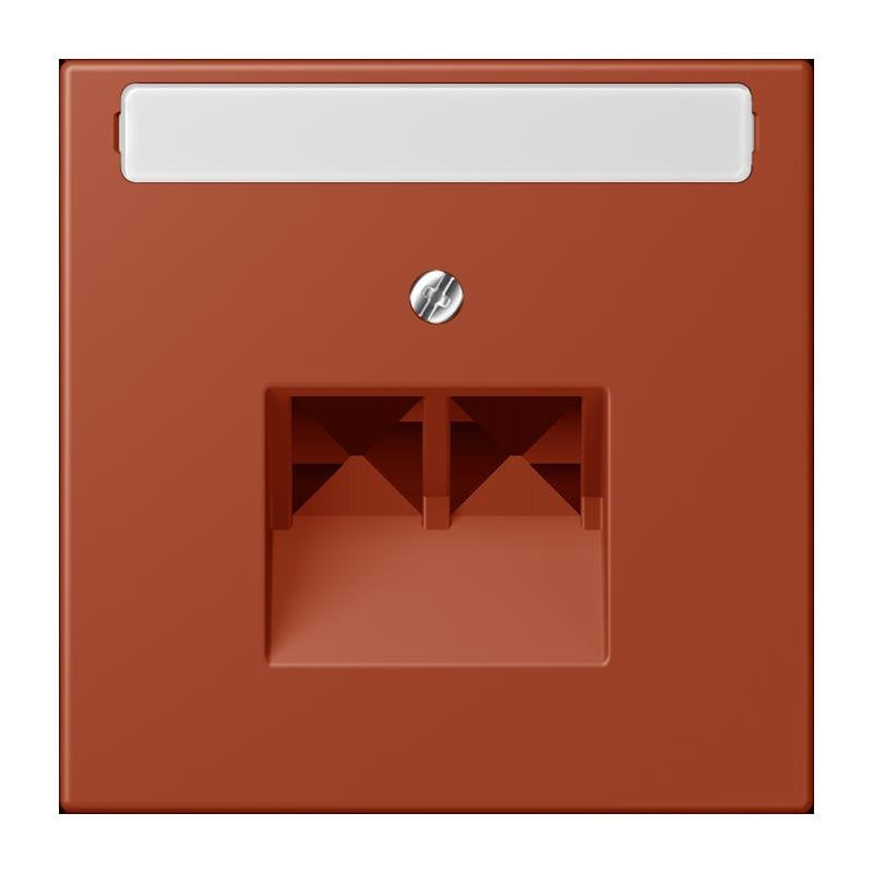 Jung - Einsatz/Abdeckung für Kommunikationstechnik Abdeckung für IAE/UAE LC 969-2 NAUA 232 locre rouge (32110)