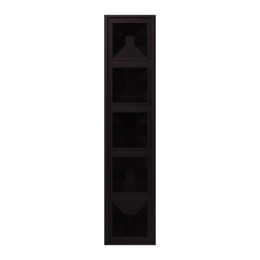 Jung - Abdeckrahmen Rahmen 5-fach LC 985 248 noir divoire