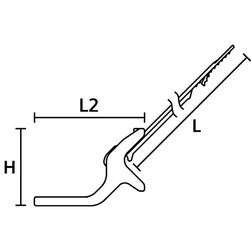HellermannTyton - Kabelbinder Befestigungsbinder 2tlg. 156-04096(250) Soft Grip − 250 Stück
