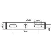 Scharnberger+Hasenbein - Downlight/Strahler/Flutlicht LED-Displaystrahler 39296 100-240VAC 120°blau