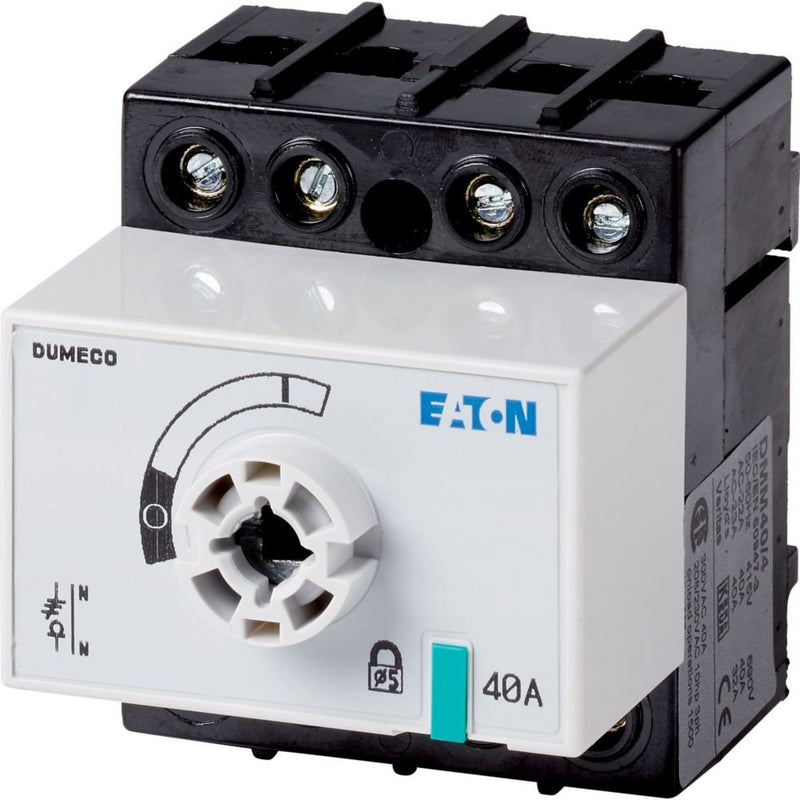 Eaton - Lasttrennschalter Lasttrennschalter 4polig DMM-40/4-SK#1314053 40A Vertikalanschl.