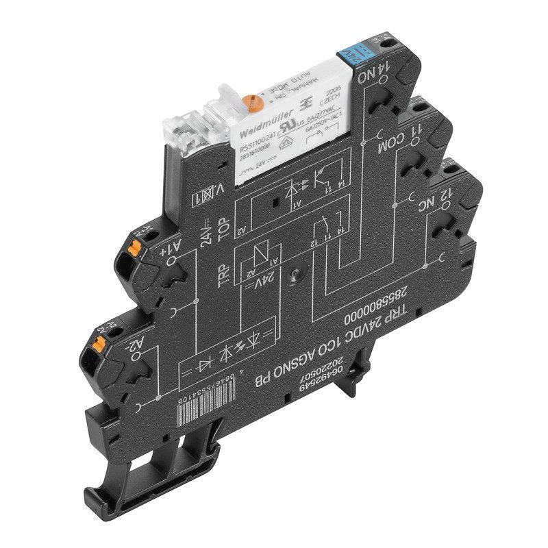Weidmüller - Schaltrelais Koppelrelais TRP24230V#2855910000 24230 V UC 10 %,1W − 10 Stück
