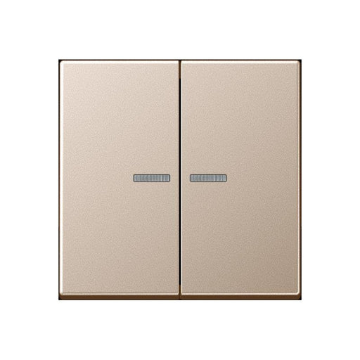 Jung - Bedienelement intelligent Taster 2fach BT A 17102 CH JUNG HOME
