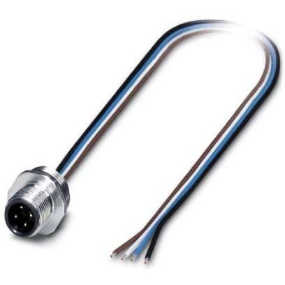 Phoenix Contact - Rundsteckverbinder, feldkonfektionierbar (Industriesteckverbinder) Bussystem-Einbausteckverb. SACC-E-M12MS#1431432