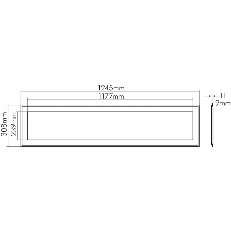 Nobile - Decken-/Wandleuchte LED-Panel 1570801248 830 dim 1-10V