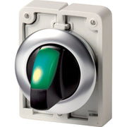 Eaton - Frontelement für Wahlschalter Leuchtwahltaste RMQ-Titan M30I-FWLKV-G rastend Knebelgriff