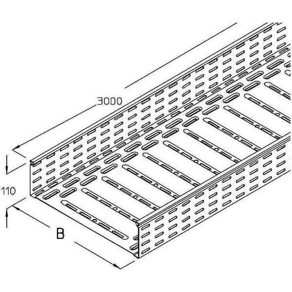 PohlCon (Puk) - Kabelrinne RG 110-20S