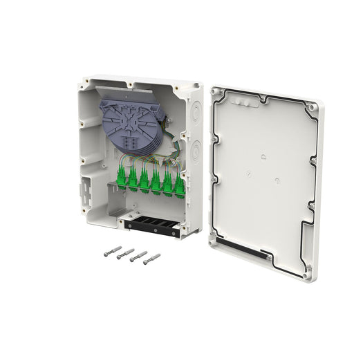 Metz Connect - Patchpanel LWL OpDAT MV 12xLC-D APC OS2 15036C97612-B splice IP65