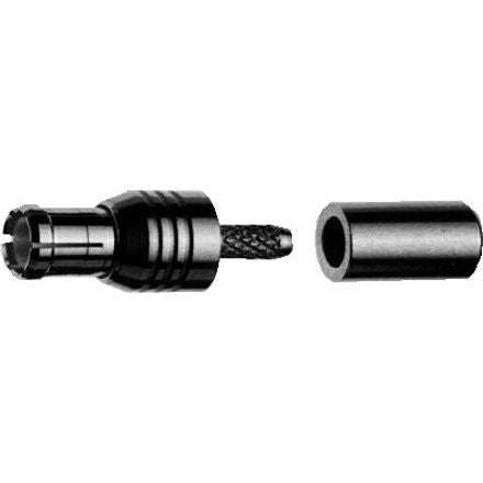 Telegärtner - Koax-Steckverbinder MCX-Kabelstecker cr/cr 100024977 G7 (RG-316) − 5 Stück