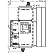 Hensel - Verteilerbaugruppe mit Leistungsschalter PV-Freischaltstelle Mi AE 5254 220kVA, 4-p. m.LS+NA
