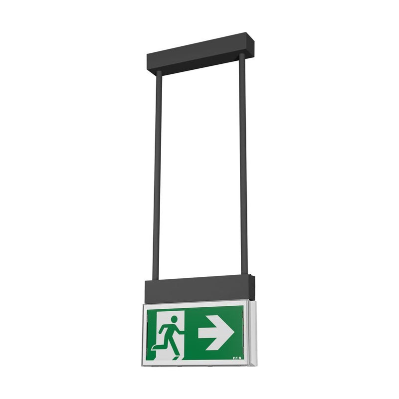 Ceag Notlichtsysteme - Mechanisches Zubehör/Ersatzteile für Leuchten Pendelabhängung 1,5m FTECCC-TSK-150-B schwarz