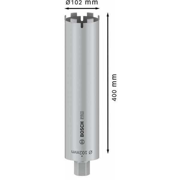 Bosch - Bohrkrone PRO Trockenbohrkrone, 102 2608601408 x 400 mm 1 1/4-Zoll
