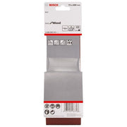Bosch - Schleifpapier/Schleifvlies PRO X440 Schleifband, 75 x 2608606043 480 mm, G60, 3-tlg